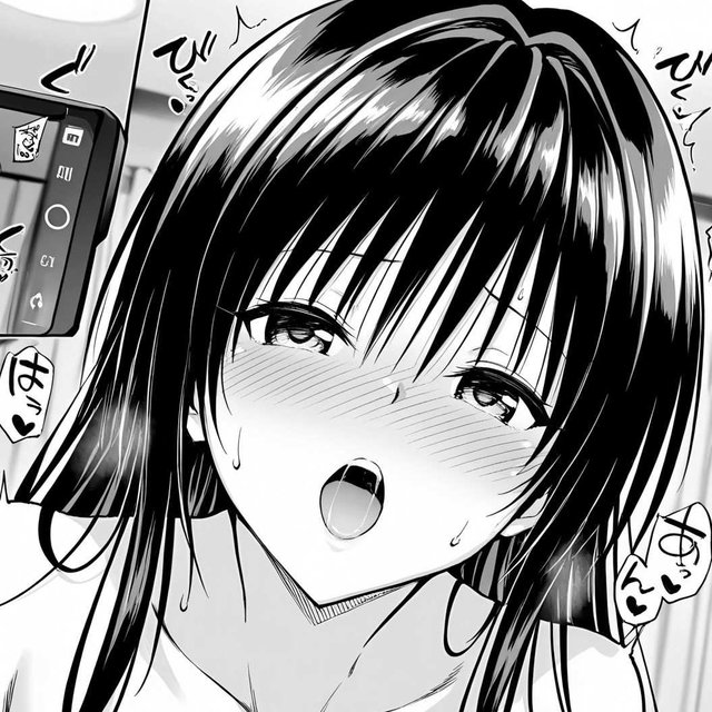 (同人CG集) ノリノリで撮影する古手川さん