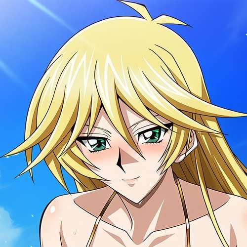 シェリー・ルブランの水着＆テニスウェアイラスト　PDF版