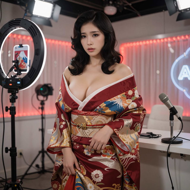 【潜规则】日本来的熟女主播-高橋千晴-第一期（直播间）【real画风】（26-10-11）