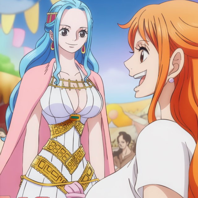 Momo  x  Nami  Vivi