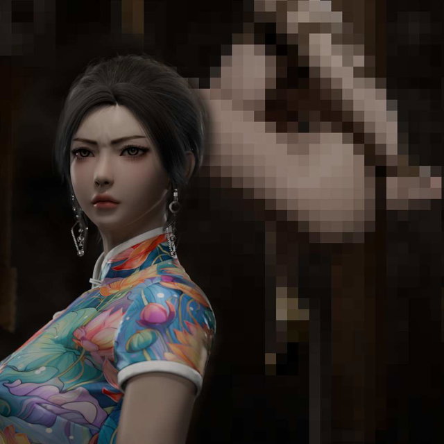 旗袍串刺 | Impalement（3DCG Video 2:17）Voiced