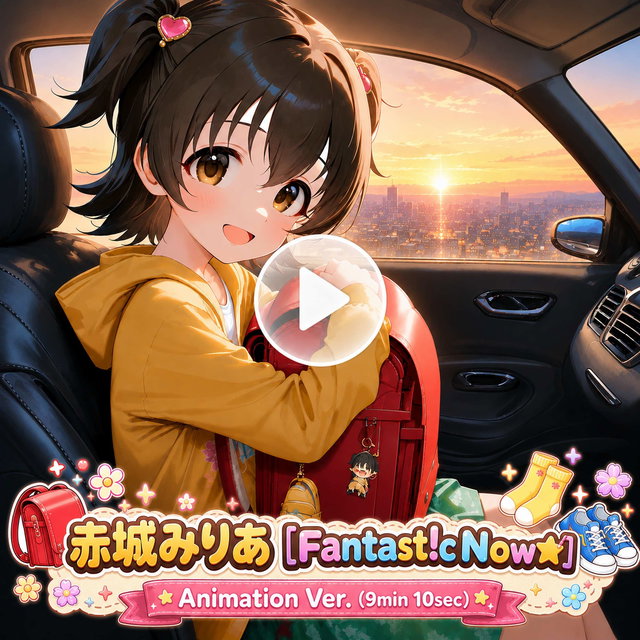 (110video) 赤城みりあ [Fantast!c Now☆] (Akagi Miria - in a Car) Animation Ver.