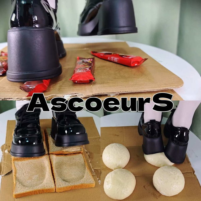 C-13 厚底乐福鞋制作鞋印美食