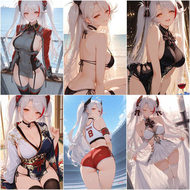 Prinz Eugen (Azur Lane) - Lucky Ship | 6 Outfits
