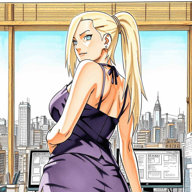 ino x naruto (office)