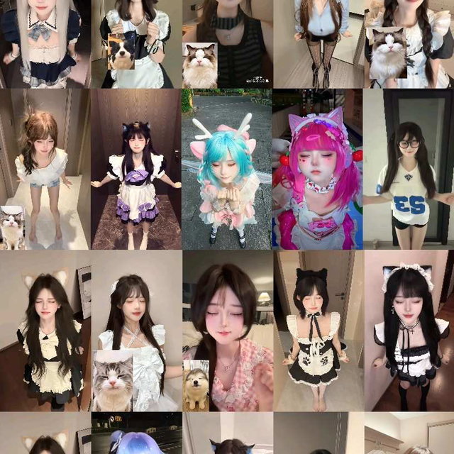 小猫摇头晃脑ai视频合集