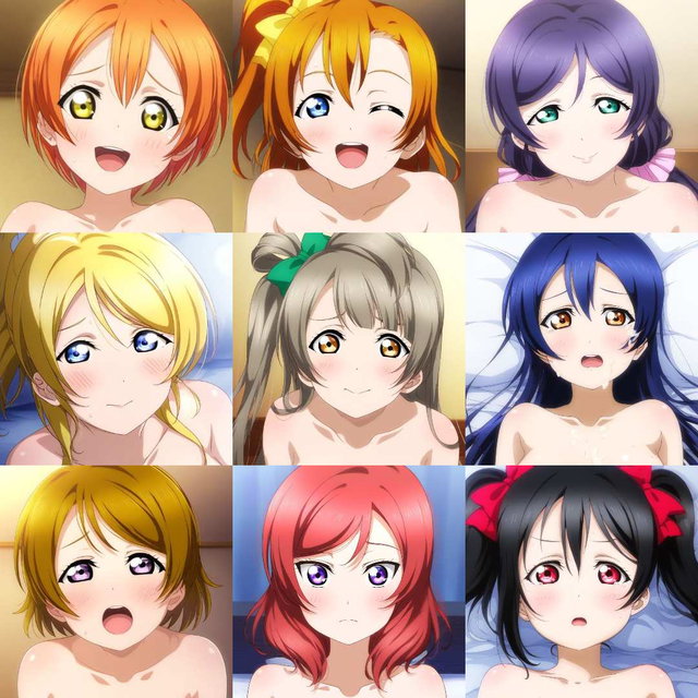 ラブライブ! ベッド裸詰め合わせ! (333枚)
