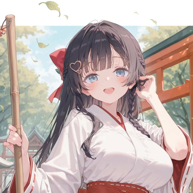 白雪ひな 巫女 Shirayuki Hina Miko
