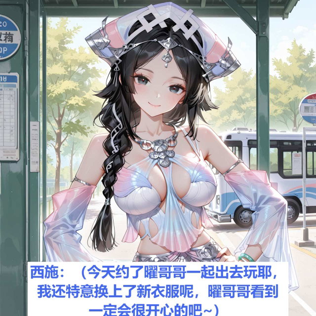 （剧情）西施至美乘鲤瑶 中空外出被痴 汉发现了173P（64P剧情109P散图）