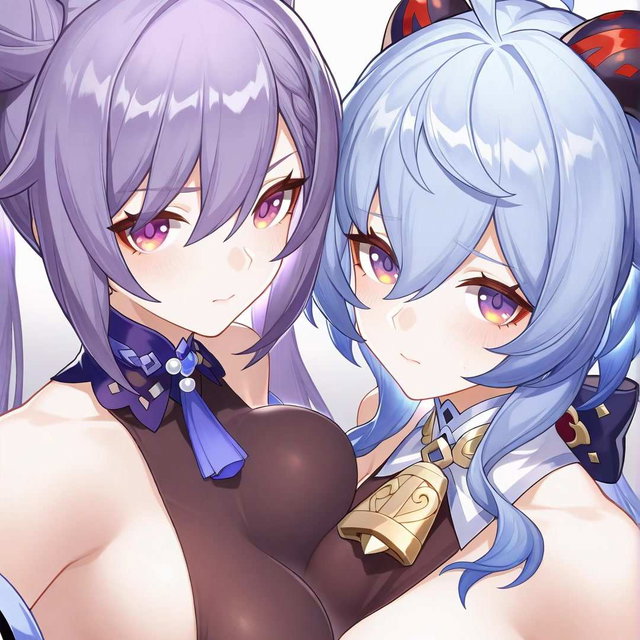 心甘晴愿美食大赛第二话-甘雨x刻晴百合（原神）