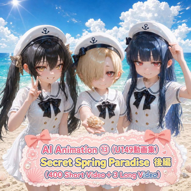 AI Animation ⑬ 【U149 Secret Spring Paradise】 後編