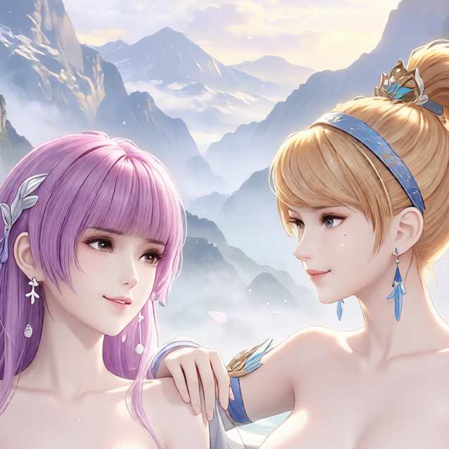 妖神记 ■17-肖凝儿-紫云-2女-沐浴-侍寝-44张