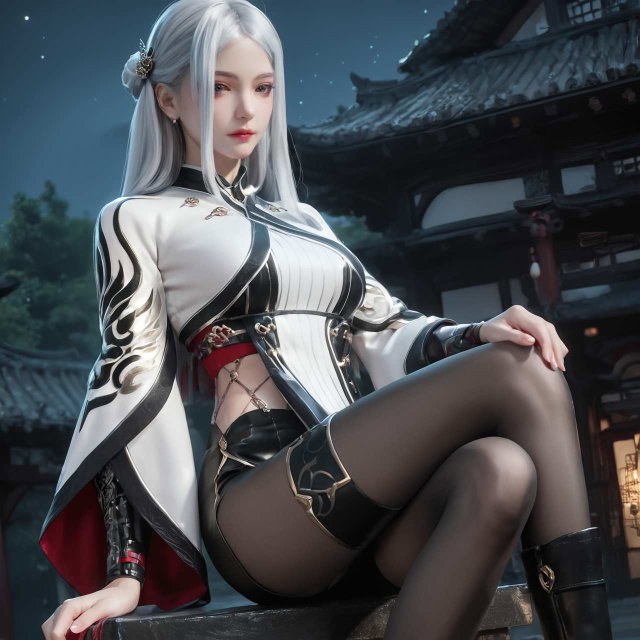 季莹莹-黑白无常 854P
