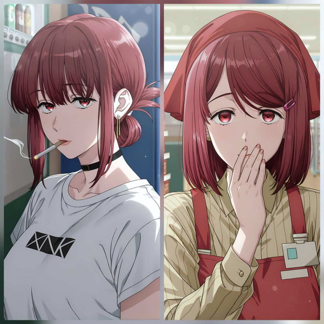 [AIイラストCG] 山〇と田〇とXXX