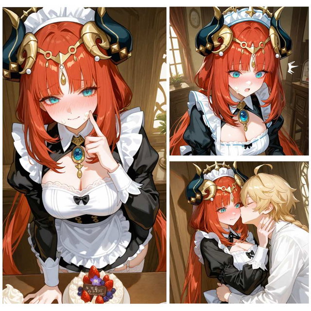Nilou (Genshin Impact) – My Cute Maid 【47 pics in ZIP】