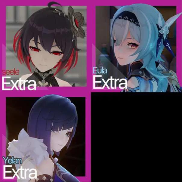 [EX][合集] 2019希儿+2021 优菈+2022 夜兰 