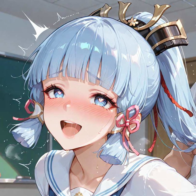 校服绫华 Ayaka Kamisato NSFW (原神 Genshin Impact)[87P]