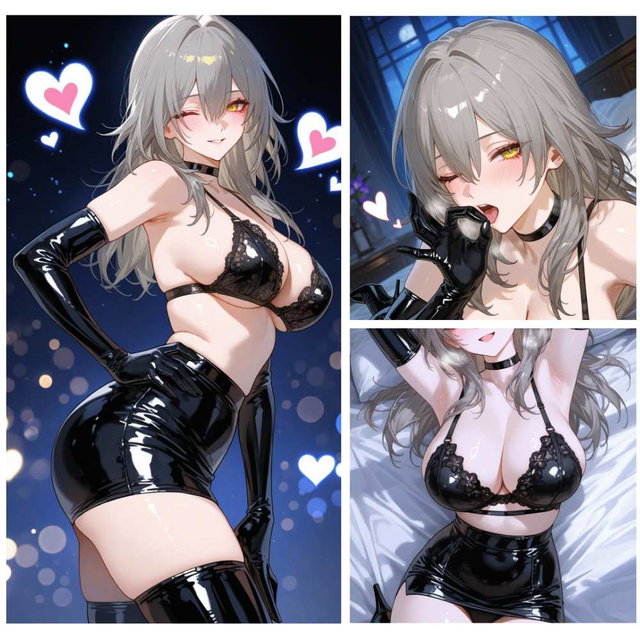 Stelle (Honkai: Star Rail) – Seductive Latex 【50 pics in ZIP】