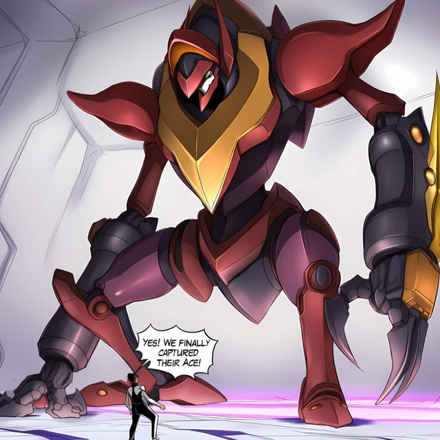 Kallen being captured
