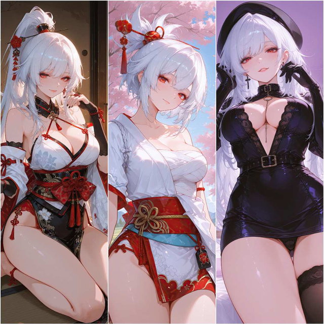 Zankou (NTE) - Alluring Shadows - 3 Outfits