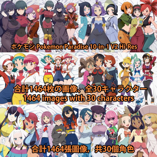 ポケモン Pokemon Paradise 10-in-1 V2 画像1464枚 海外版+ 高解像度版