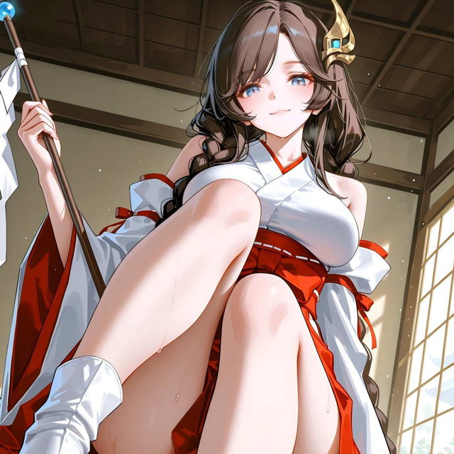 巫女大乔姐姐惩罚小男孩122P