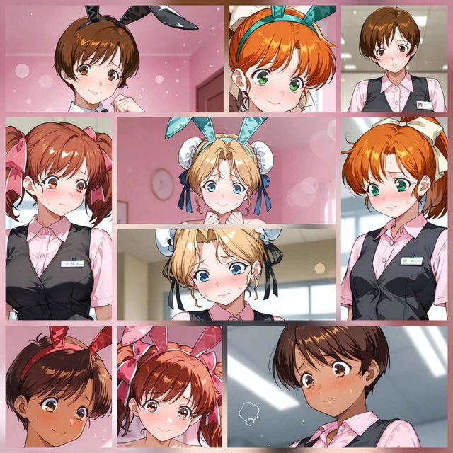[AIイラストCG] 懐かしの麻雀GirlsとXXX