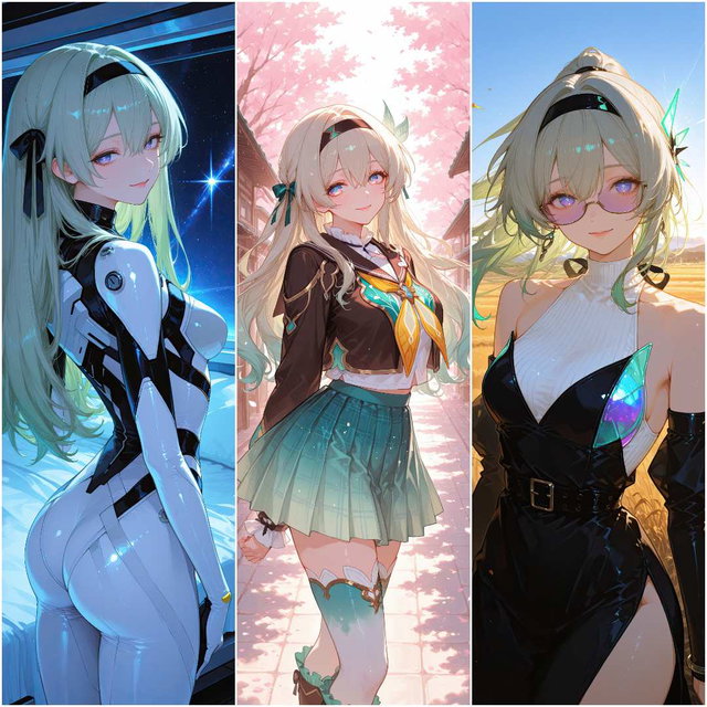 Firefly - Molten Knight (Honkai: Star Rail) - 3 Outfits