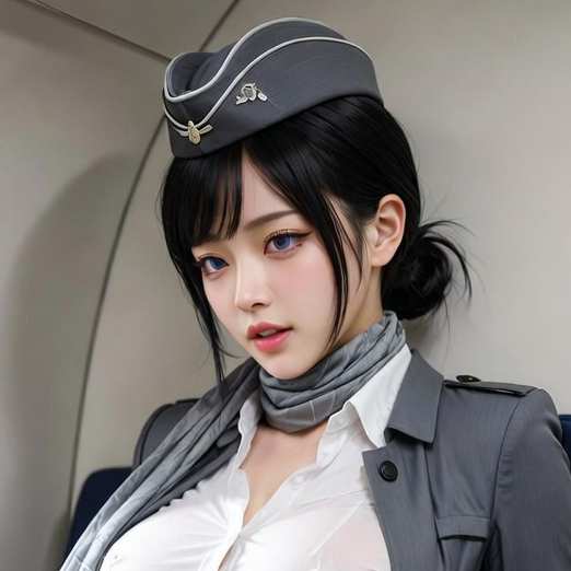 Distressed Stewardess