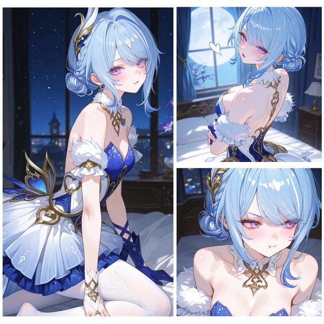 Odette (Genshin Impact) – Cute Dancer 【49 pics in ZIP】