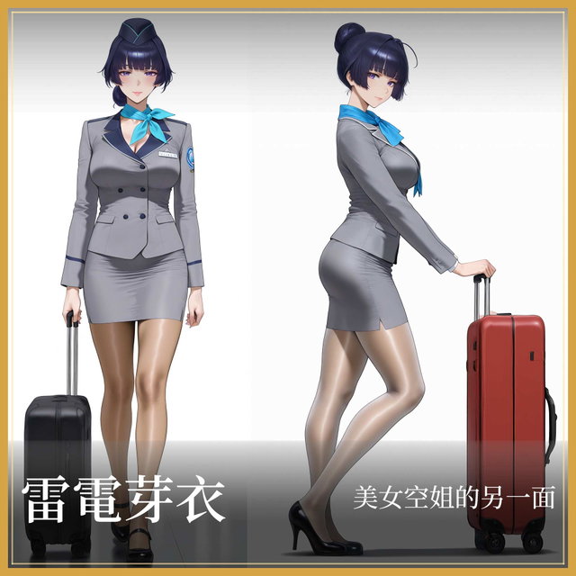 雷電芽衣 - 美女空姐的隐秘纹身 (112p)