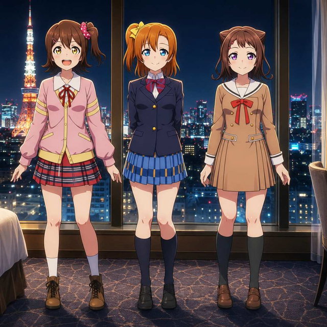 4P 春O未来、高坂穂O果、戸O香澄