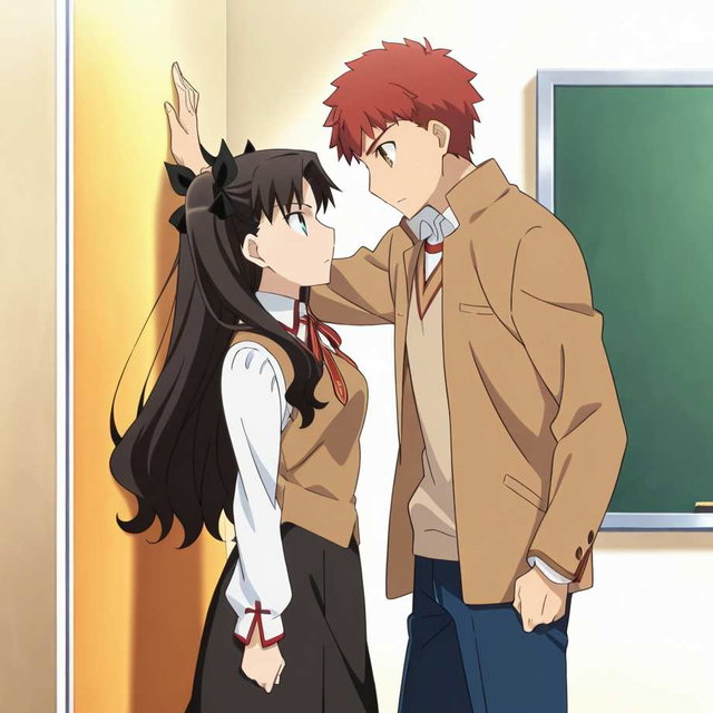 遠坂凛X衛宮士郎 教室/RinXShirou classroom