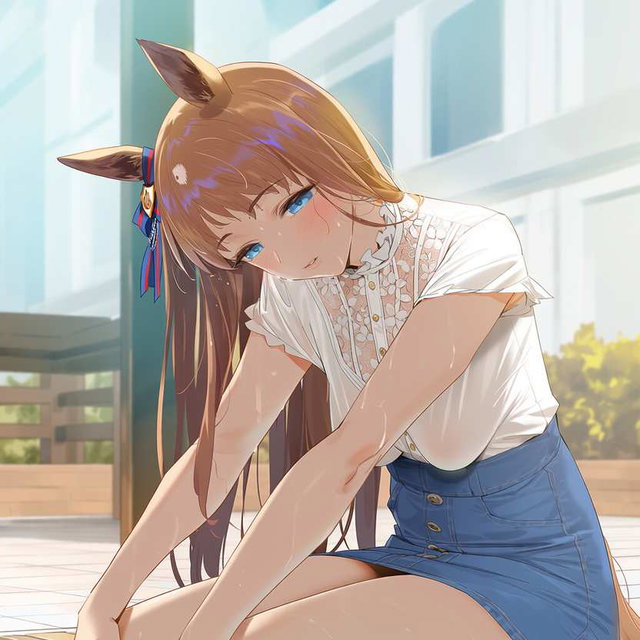 【AI/187P/】グラス(草上飞/grass wonder)ちゃんと温泉へ-昼編｜葡萄園でフェラ、温泉で