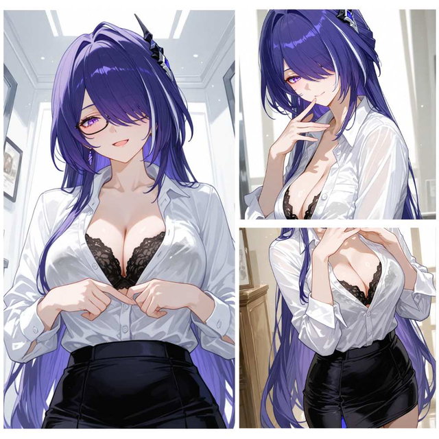 Acheron’s Office Seduction  【46  pics in ZIP】
