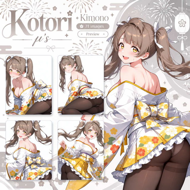 Minami  Kotori - Kimono