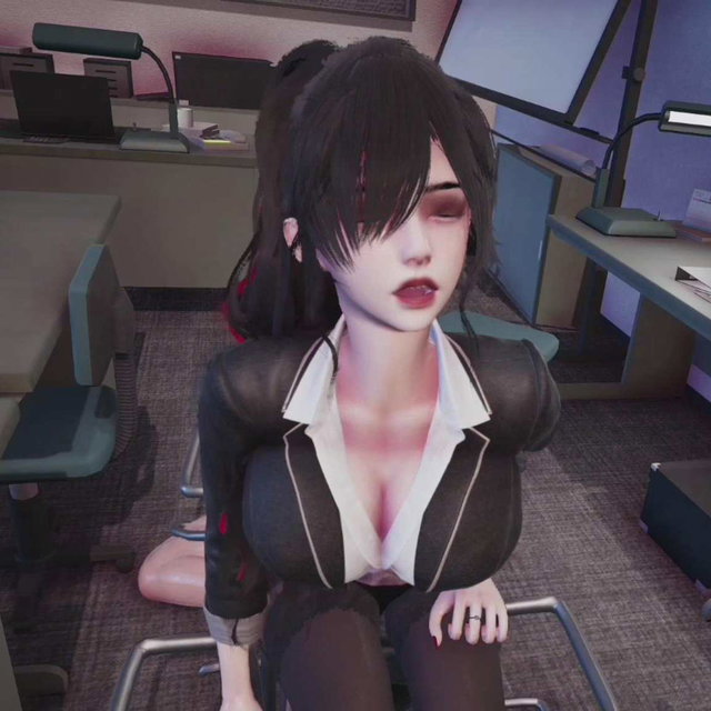 【S393 】Toilet slaves in the office