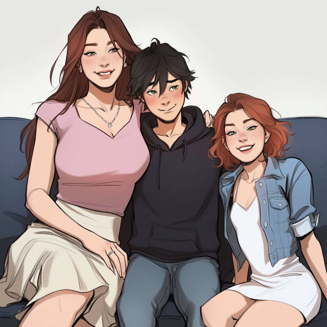 Elena, Henry and Junie 