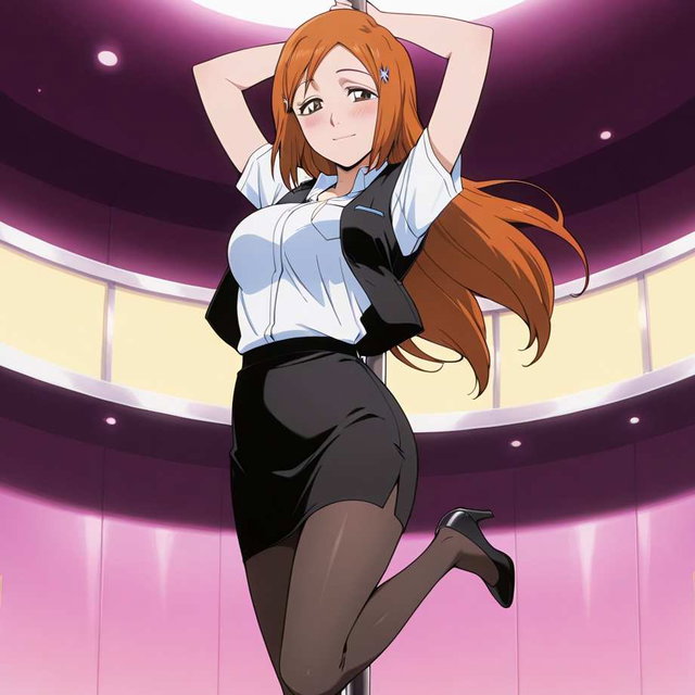 井上織姫ストリップ / Inoue Orihime OL