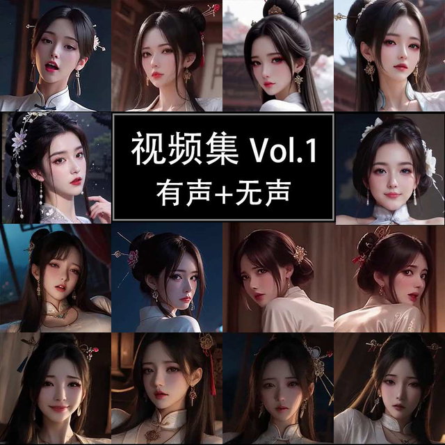 <古风名媛> 视频集 Vol.1  GuFeng Ladies Videos