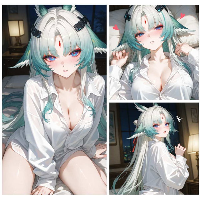 Li Zhiyan - Arcane (Arknights: Endfield) – Boyfriend Shirt 【47 pics in ZIP】