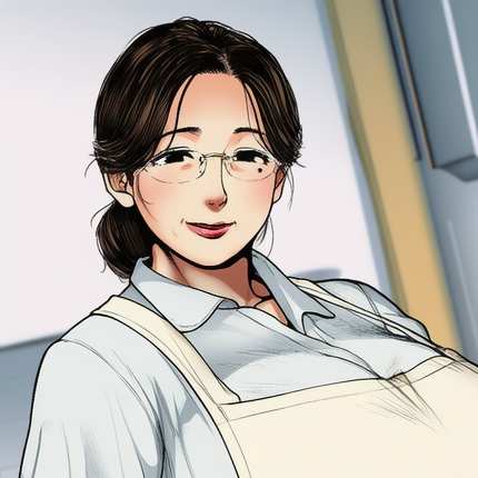 [235P] 「ご飯ありがとう、おばさん！」むっちり巨X学食熟女が輪Xされザーメンで口いっぱい