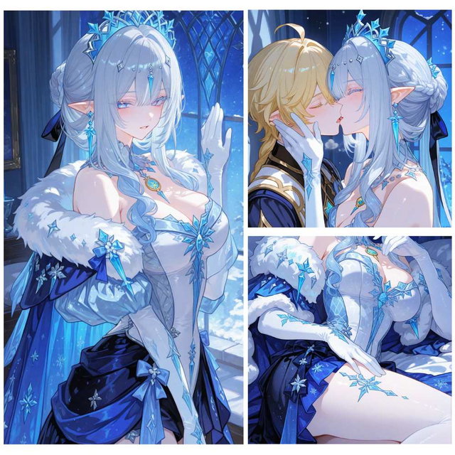 Tsaritsa [Anastasya] (Genshin Impact) – Frozen Empress 【57 pics in ZIP】