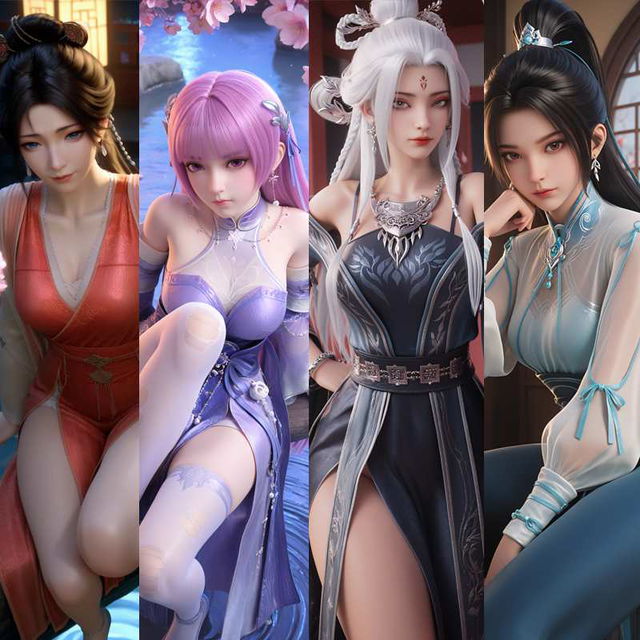 慕沛灵，小白。叶紫芸，宁姚 视频纯享版  30个视频+部分图片