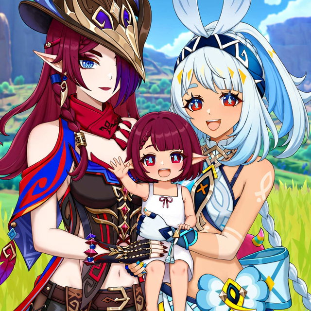 Chasca x Mualani (futa)