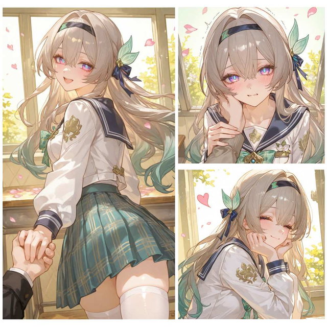 Firefly (Honkai: Star Rail) –  School Girlfriend 【48 pics in ZIP】