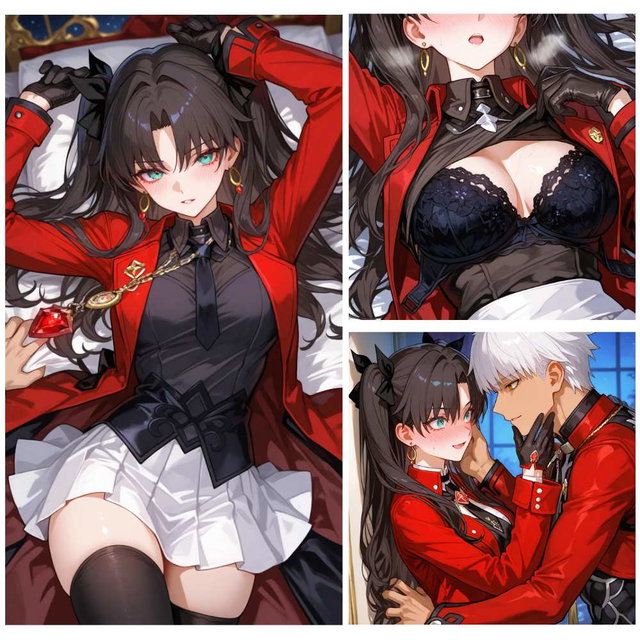  Tohsaka Rin (Fate x Honkai: Star Rail) – Crimson Allure 【57 pics in ZIP】