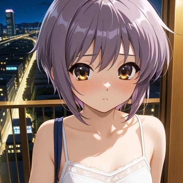 長門有希　ローション（PIXAI)