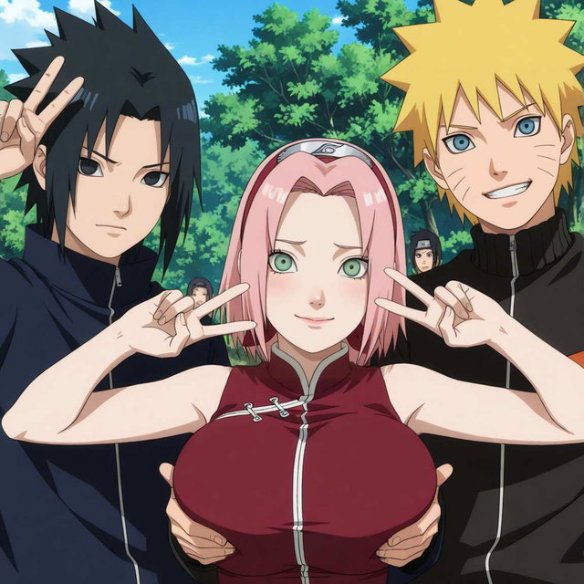 Sakura Haruni x Naruto & Sasuke | 春野樱 | 春野サクラ