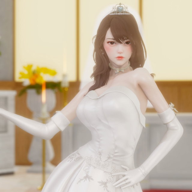 【MMD】MAGO-GFRIEND-真绮（婚纱）
